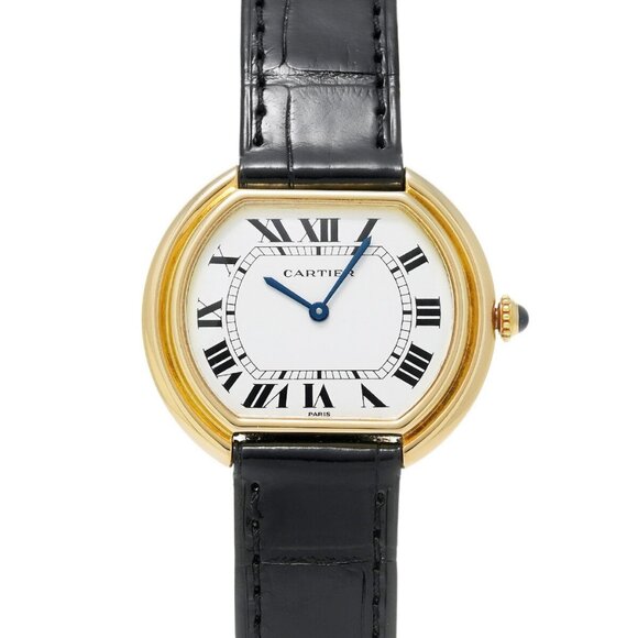CARTIER 81721152 White/Blanc Ladies Watches Hand Winding Used Ginzo - Picture 1 of 5